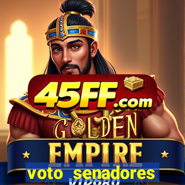 voto senadores impeachment alexandre de moraes